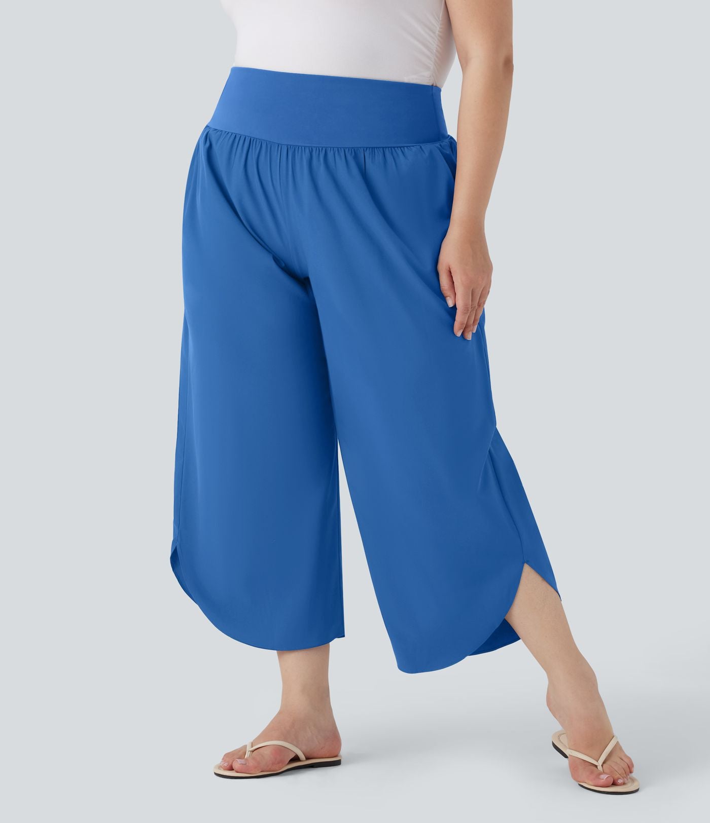 Pantalon tailleur gainant taille haute avec poches Halara Flex™
