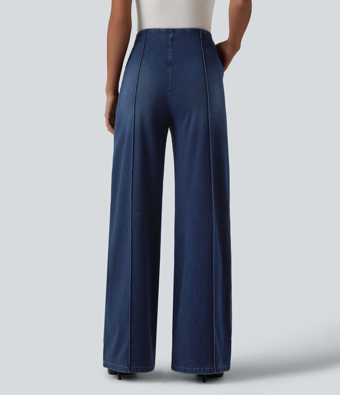 Halara Flex™ Jean large taille haute avec poches