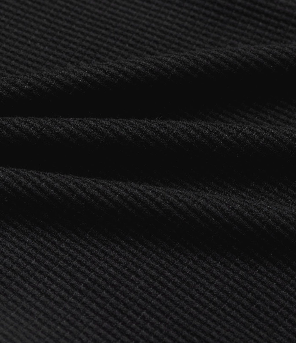 Pantalon large décontracté maille gaufrée taille mi-haute avec cordon et poches