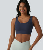 Brassière de sport Halara UltraSculpt™ maintien moyen dos nu avec boucle ajustable et brassière intégrée