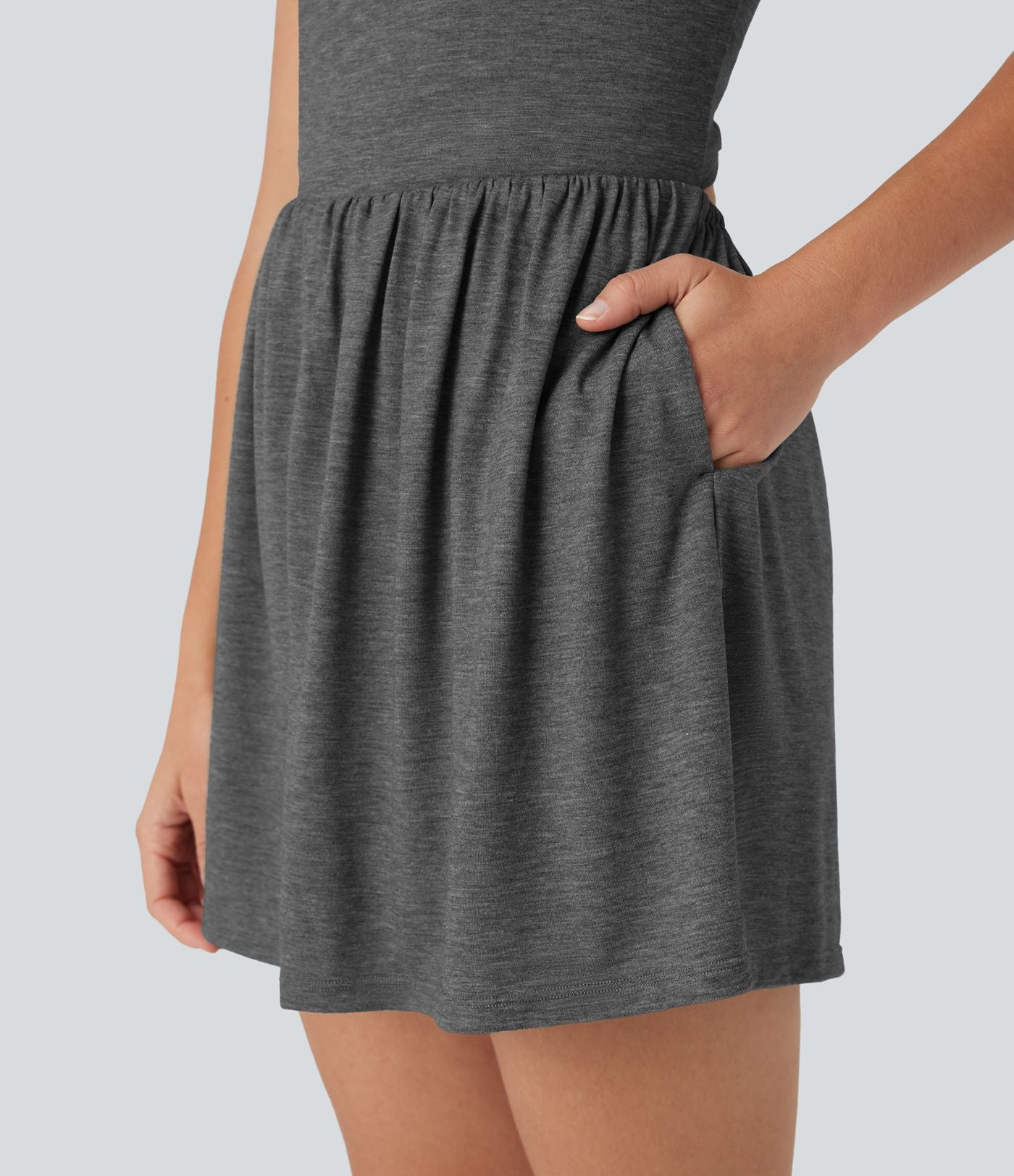 Combi-short 2-en-1 avec coussinets et poches - Édition Easy Peasy