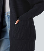Cardigan manches longues avec poches