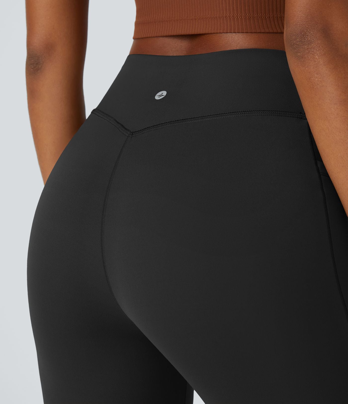 Pantalon évasé pleine longueur de course gainant taille mi-haute avec poches Halara UltraSculpt™