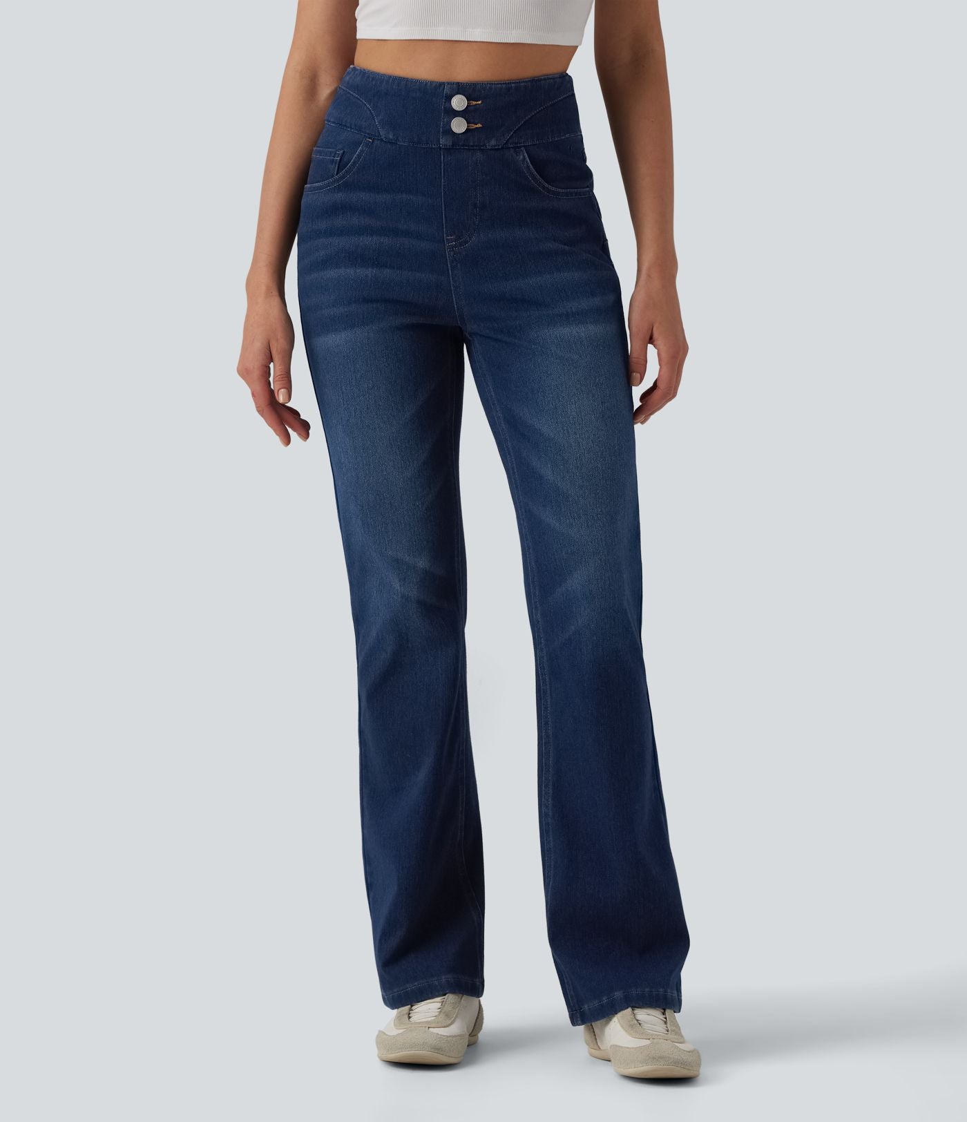 Halara Flex™ Jegging bootcut casual taille haute avec poches