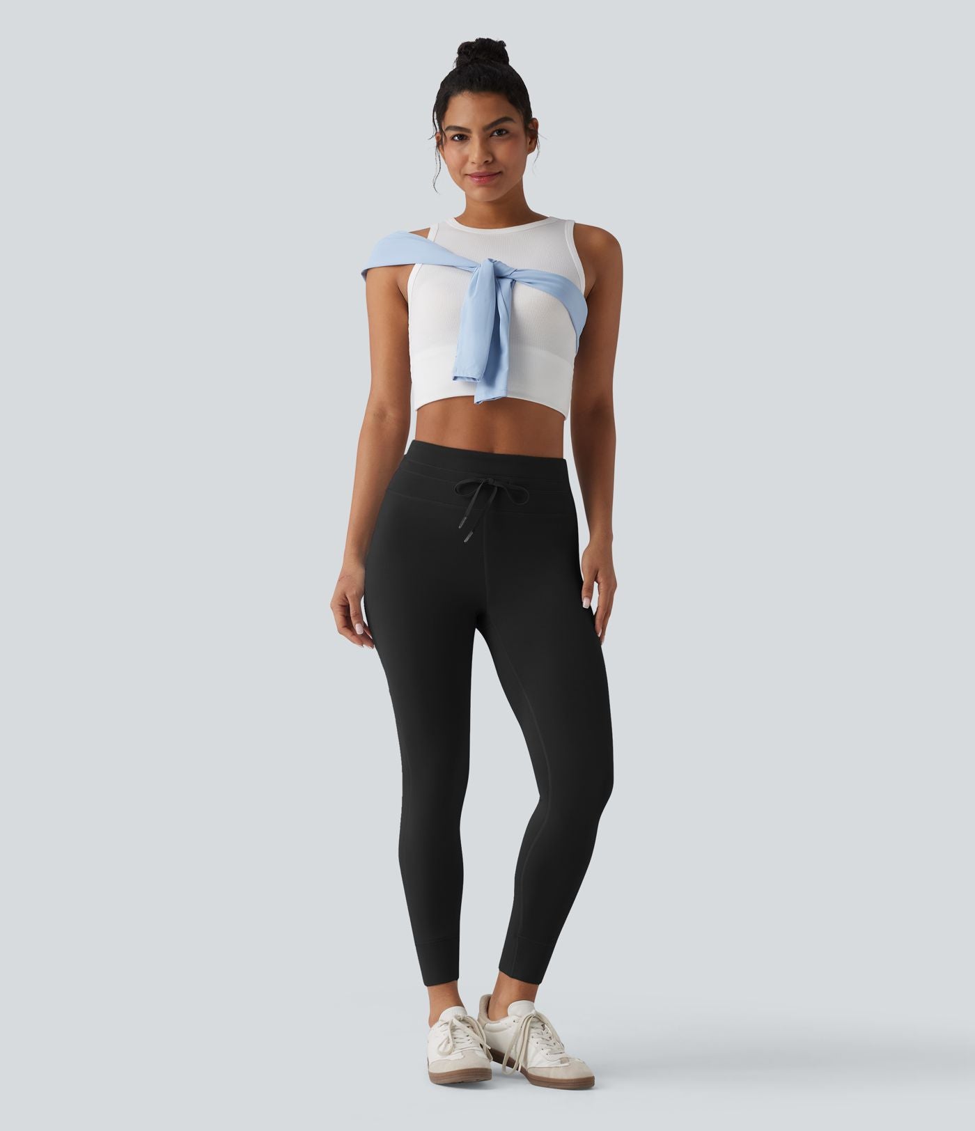 Pantalon casual skinny SpacerTek™ taille haute avec cordon de serrage et poches