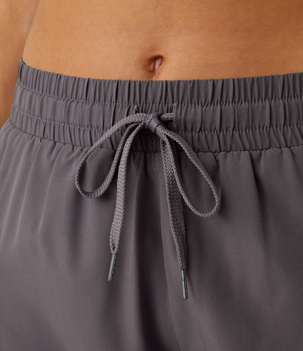 Shorts Running 7,5cm 2 en1 Taille Mi-Haute Cordon de Serrage Empiècement Mesh Contrastant