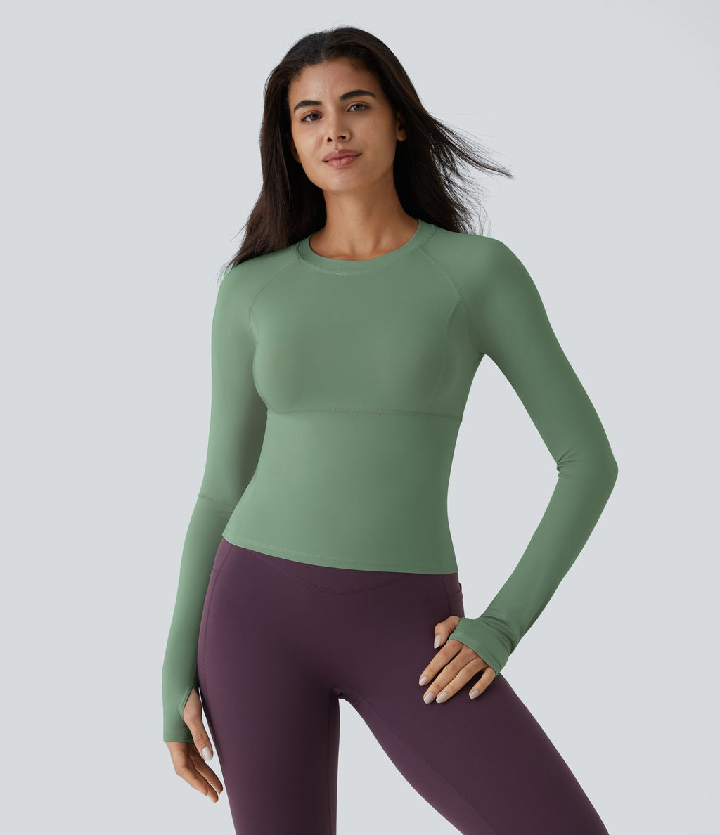 Top Sport Yoga Uni Trous pour les Pouce