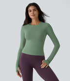 Top Sport Yoga Uni Trous pour les Pouce