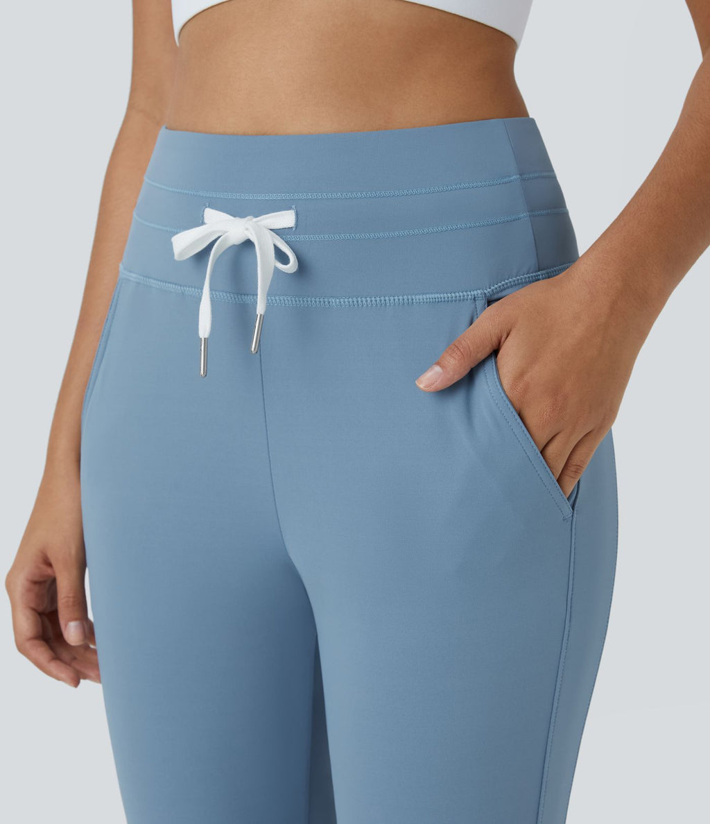 Jogging taille haute Softlyzero™ Plush avec cordon de serrage et poches latérales