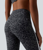 Halara UltraSculpt™ Legging corsaire de training gainant taille haute léopard color block avec poches
