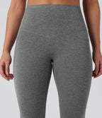 Legging de yoga gainant taille haute chiné à séchage rapide avec poches Halara UltraSculpt™