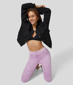 Halara Flex™ Jegging Casual Tricot Extensible Coloré Taille Haute Poches Arrière Latérales