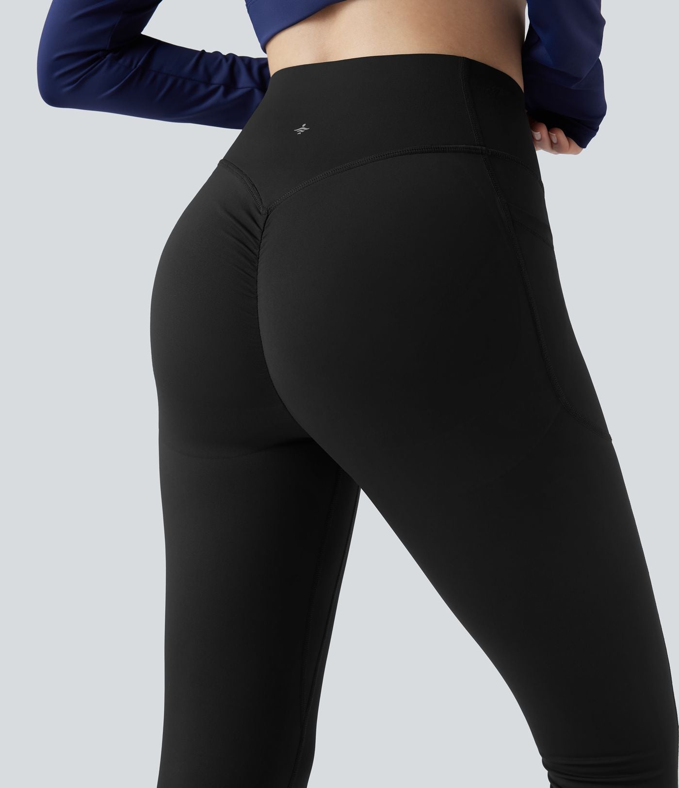 Legging de yoga thermique Halara UltraSculpt™ Heat taille haute froncé effet push-up gainant avec poches