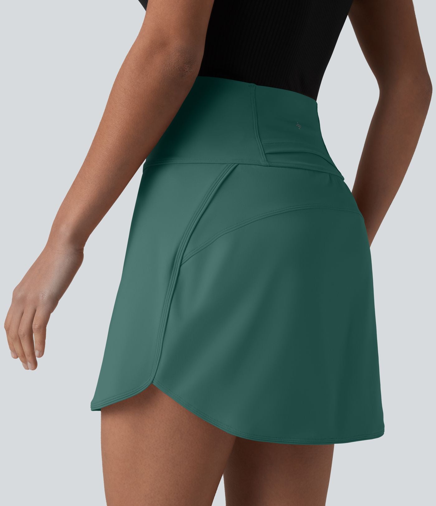 Jupe de golf courte 2-en-1 SoftlyZero™ Airy effet frais InstantCool taille ultra-haute gainant avec ourlet arrondi et poches