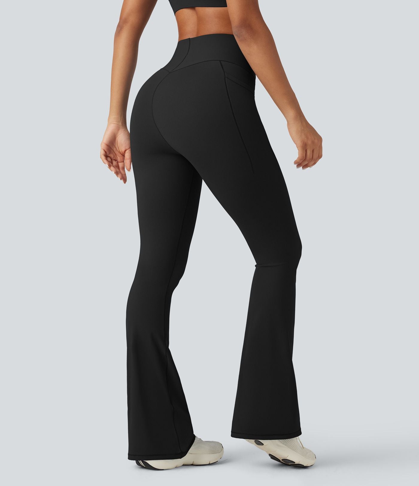 Legging d'entraînement Halara UltraSculpt™ SoCinched taille haute gainant bootcut avec poches