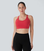 Brassière d'entraînement SpeedWave™ maintien moyen coques moulées perforée crochet ajustable séchage rapide E-G