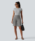Short tailleur taille haute DayStretch avec poches