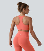 Brassière de sport running Halara UltraSculpt™ maintien léger col V dos nageur bonnets E-G