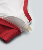 Brassière de yoga Halara UltraSculpt™ côtelée maintien léger à col V avec coussinets amovibles