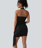 Robe micro mini moulante col licou
