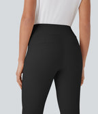 Pantalon de costume skinny taille haute fuselé