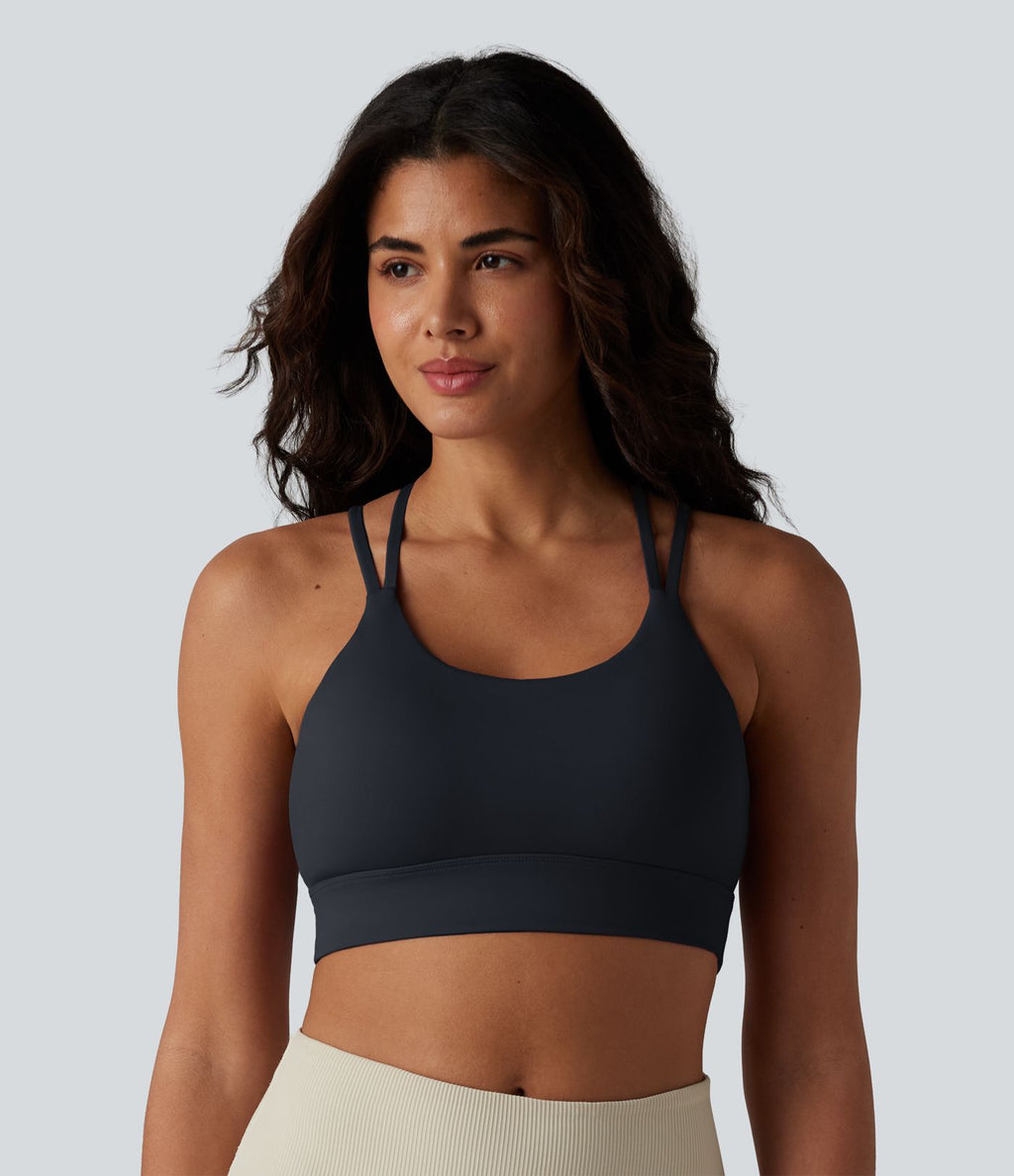 Brassière de sport intégrée à maintien léger