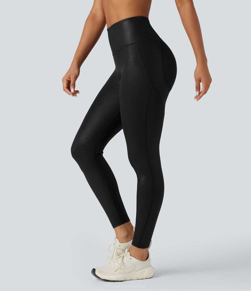 Legging 7/8 de yoga gainant taille haute avec poches Halara UltraSculpt™