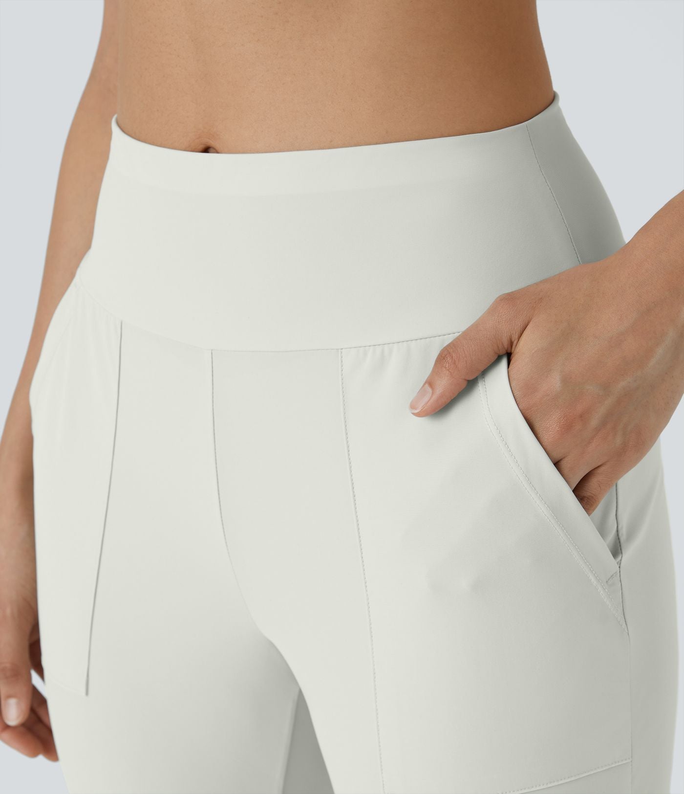 Jogging Casual Uni Taille Haute Poche Latérale