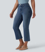 Halara Flex™ Jean bootcut casual taille mi-haute avec poches