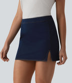 Halara Flex™ Jupe mini moulante casual en jean taille mi-haute