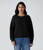 Pull tailleur liens dans le dos manches longues