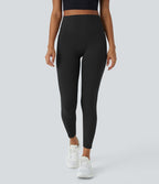 Legging d'entraînement gainant galbant taille haute avec effet scrunch et poches Halara UltraSculpt™