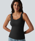 Débardeur casual avec soutien-gorge intégré bonnets B-E