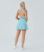 Robe de sport dos nu torsadée A-C