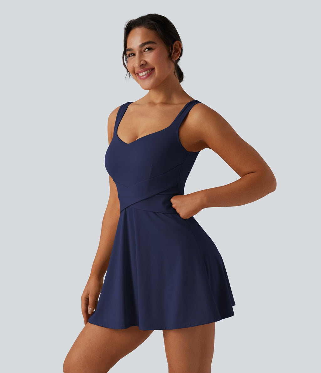 Robe de tennis 2-en-1 SoftlyZero™ Airy mini effet frais InstantCool avec poche, accès facile Easy Peasy, protection solaire UPF50+