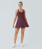 Robe de sport dos nu torsadée A-C