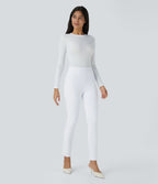 Pantalon tailleur fuselé taille haute Halara Flex™ avec poches
