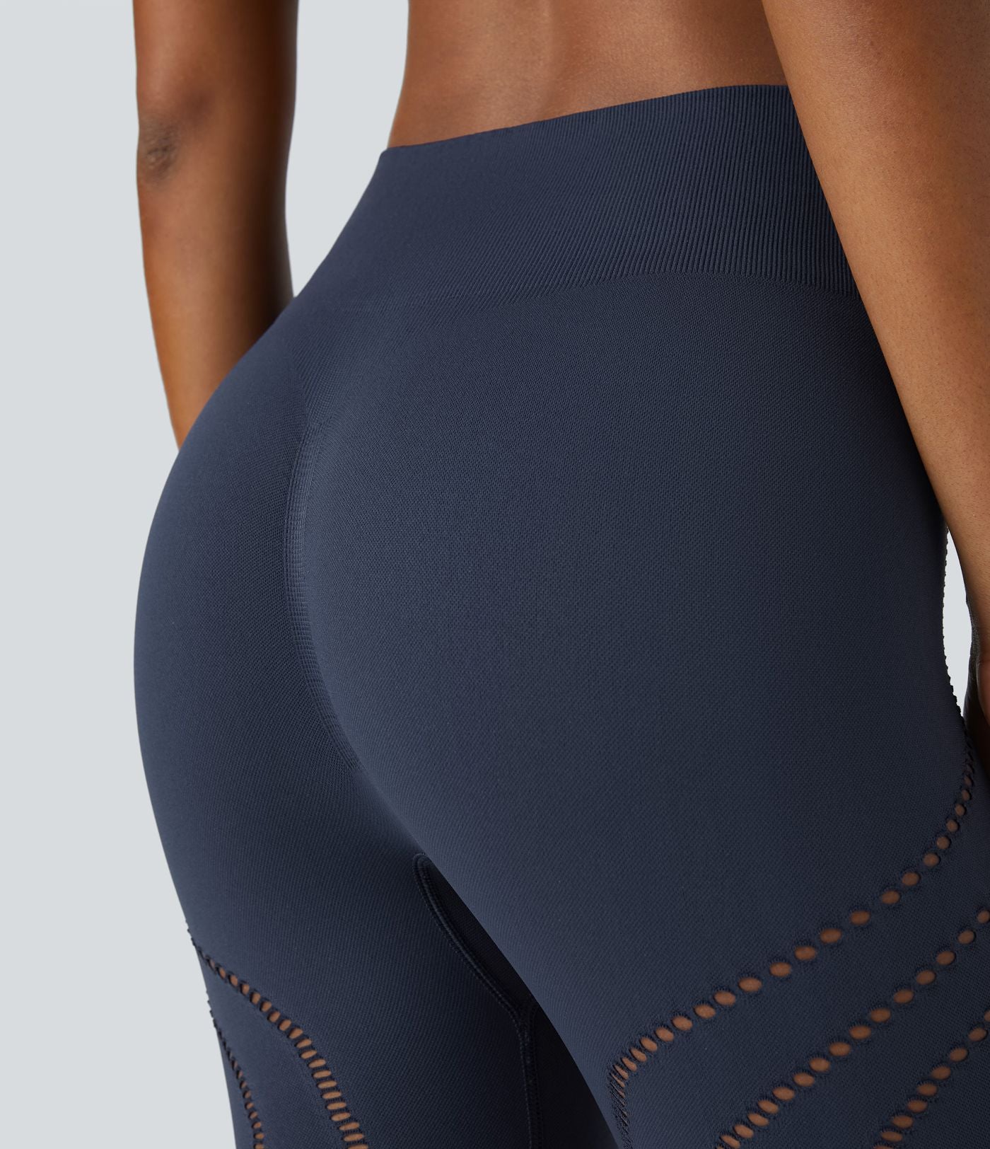 Legging yoga 7/8 taille haute avec découpes sans couture OneForm Seamless Flow