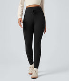 Jogging chauffant taille haute avec cordon de serrage Halara HeatCore avec poches
