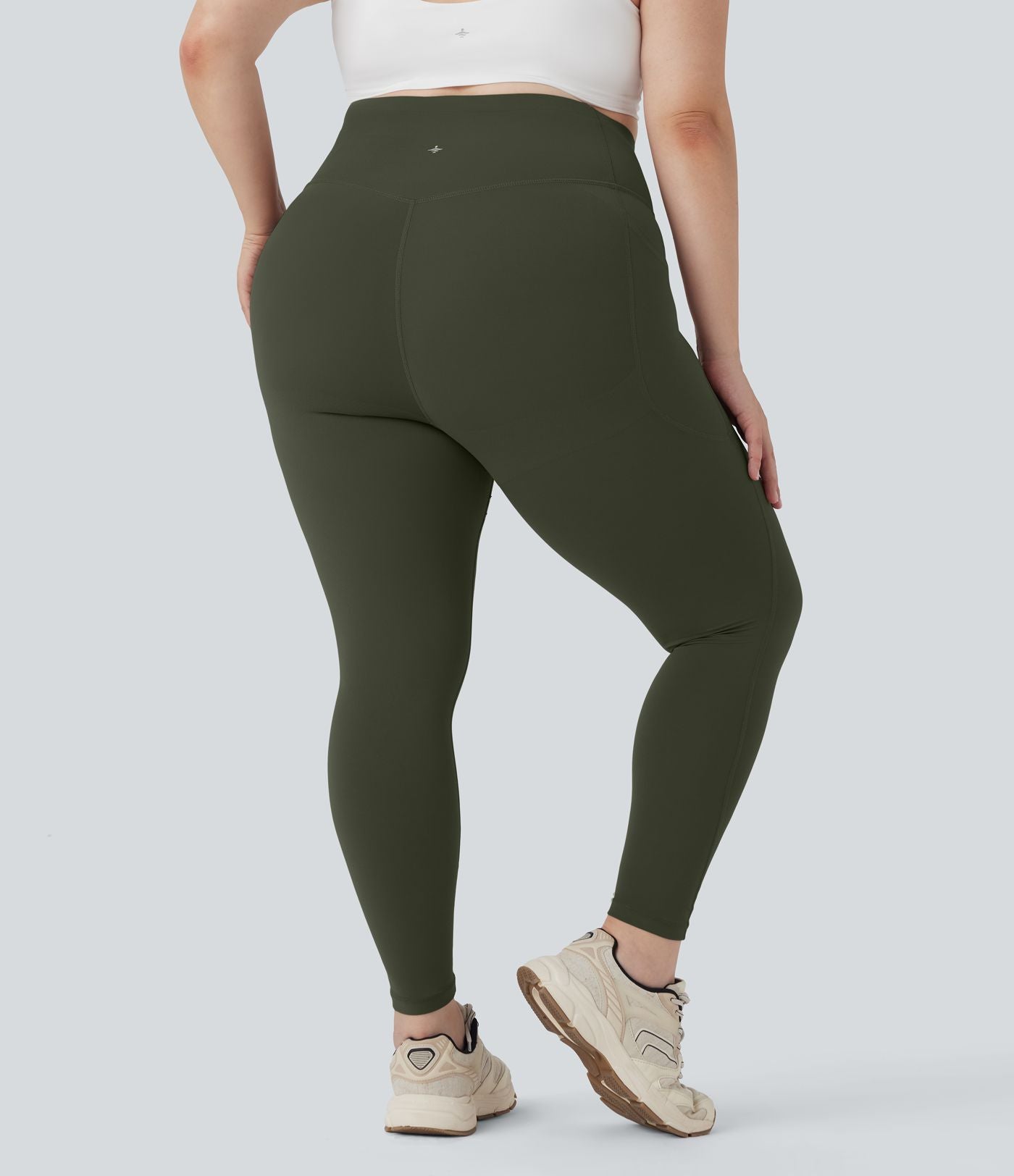 Legging d'entraînement gainant galbant taille haute grande taille avec poches Halara UltraSculpt™