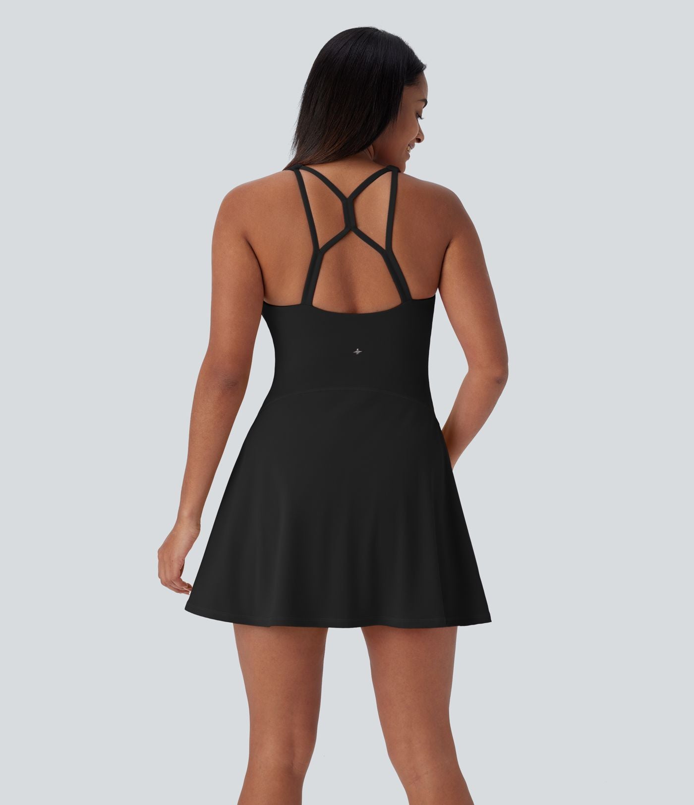 Robe active mini 2-en-1 Softlyzero™ dos nu avec poches latérales pour yoga-Édition Easy Peezy-UPF50+