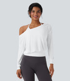 Haut de sport yoga oversize épaules dénudées effet frais InstantCool séchage rapide