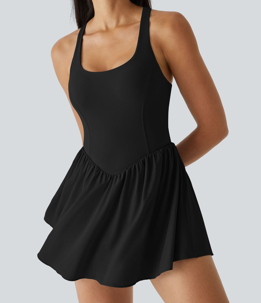 Robe de sport mini 2-en-1 Breezeful™ corset fluide séchage rapide avec poche padel/pickleball A-C