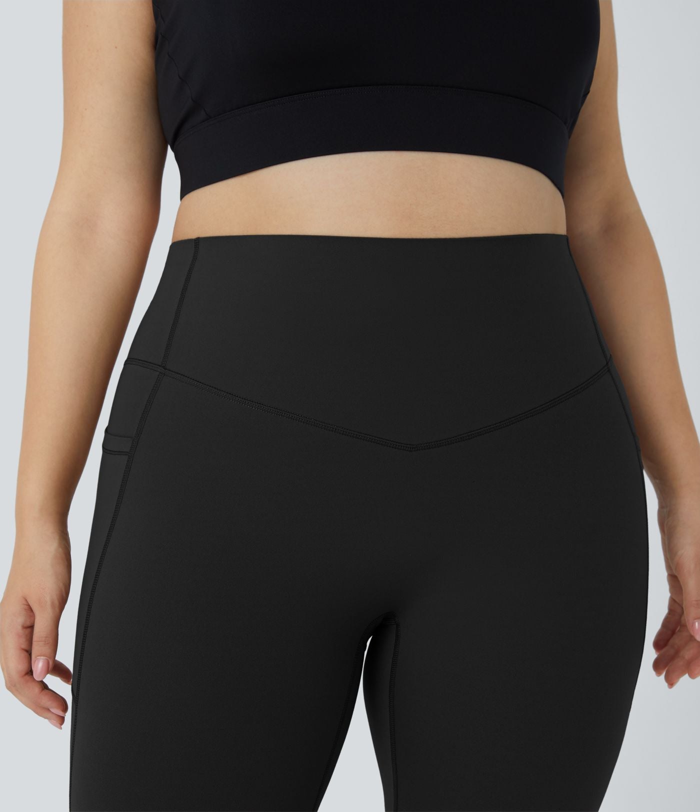 Legging d'entraînement gainant taille haute grande taille avec poches Halara UltraSculpt™