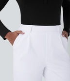 Pantalon tailleur évasé taille haute Halara Flex™ DayStretch avec poches