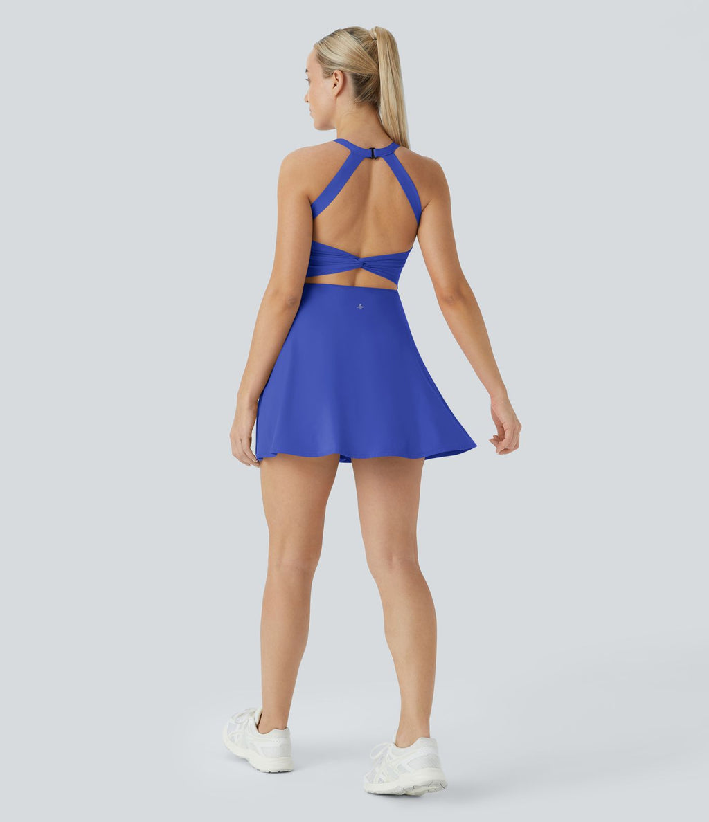 Softlyzero™ Airy Robe Sport Torsadée Dos Nu Édition Easy Peasy