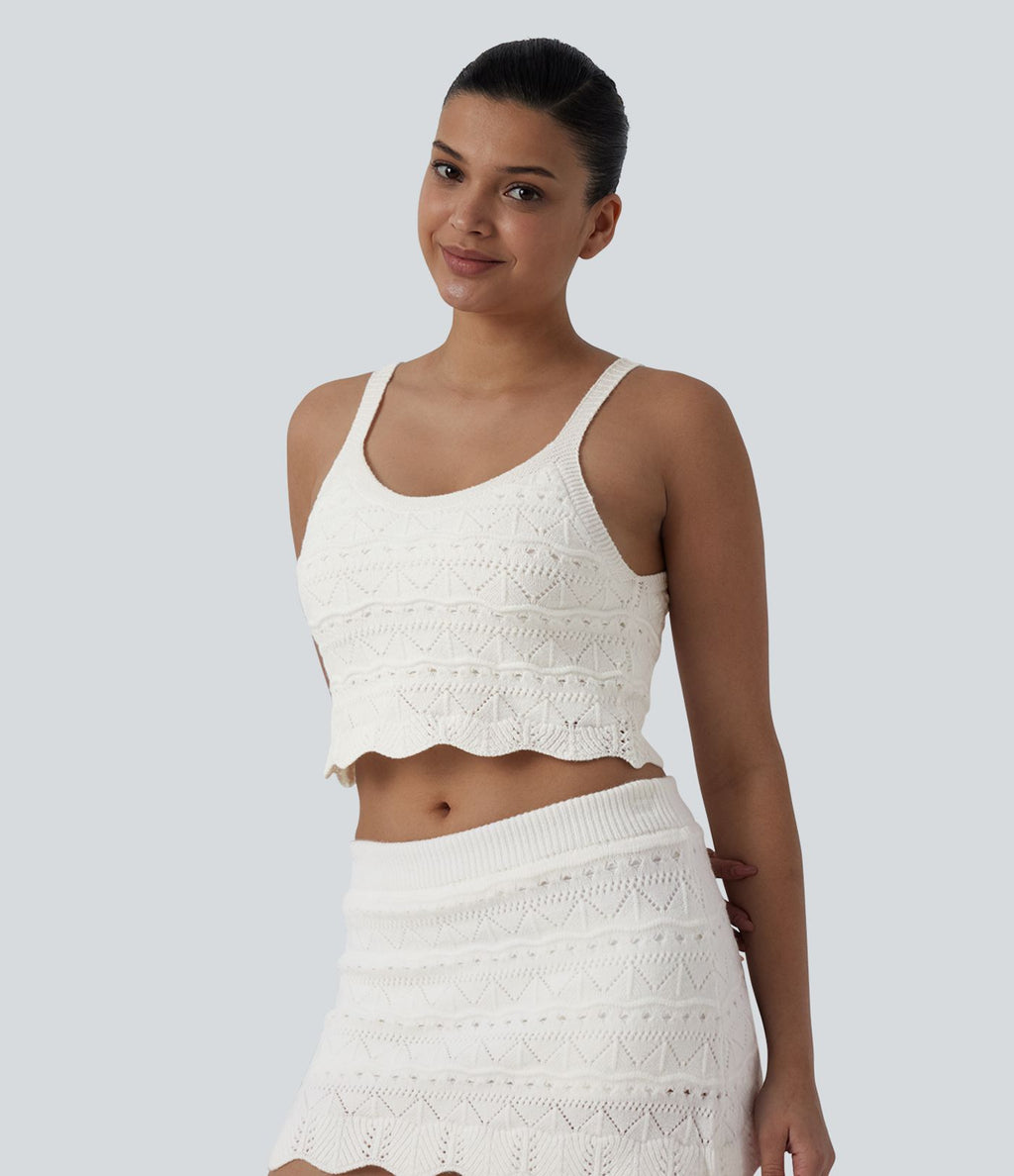 Gilet court col rond