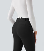 Pantalon de travail fuselé 7/8 taille haute Halara Flex™ DayStretch avec poches