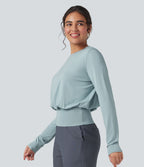 T-shirt de travail col rond manches longues