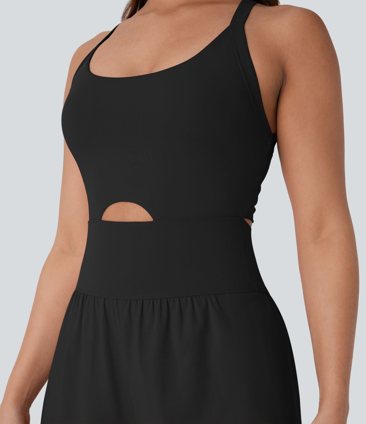Combinaison-pantalon de yoga 2-en-1 gainante à séchage rapide avec poches SoftlyZero™
